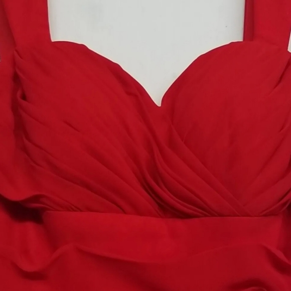 Wedding Prom Womens Red Sweet Heart Dress J.J's House, Altered See Measurements - Picture 5 of 12